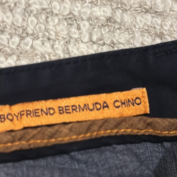 Tory Burch Navy boyfriend Bermuda chino short size 31 - Picture 3 of 6